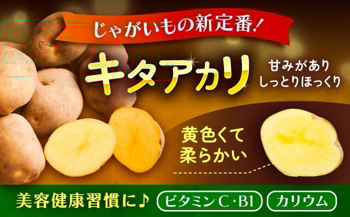 ジャガイモ じゃがいも 食べ比べ 野菜 キタアカリ きたあかり 足寄町 北海道