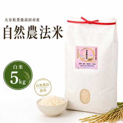 ふるさと納税 豊後高田市 【大分県産】 自然農法 白米 5kg