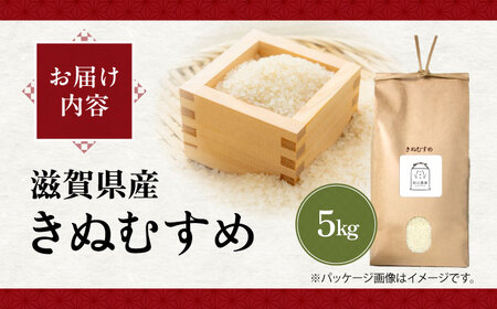 【令和7年産新米】きぬむすめ5kg 滋賀県長浜市/阿辻農園[AQAW015]