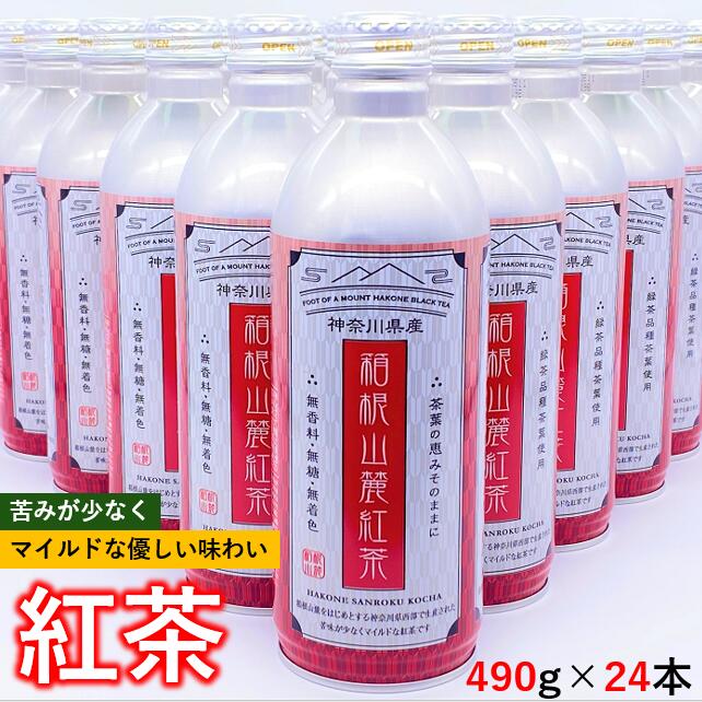 【ふるさと納税】紅茶リシール缶490g×1ケース（24本）