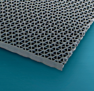 No.286-05 安全歩行マット　900mm×2M　グレー ／ グリップ性能 足元のすべり止め 最適 メッシュ構造 透水性 カット加工 安心 安全 千葉県