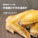 【ふるさと納税】福島県 伊達市産 伊達鶏の手羽先塩焼き 50本 手羽先 塩焼き 冷凍 銘柄鶏 鶏肉 とり肉 お肉 チキン だてどり F20C-572