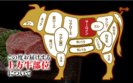 十勝産 黒毛和牛 上方牛 サーロインステーキ 400g(200g×2枚) 上方牧場《30日以内に出荷予定(土日祝除く)》北海道 本別町 肉 ステーキ サーロイン バーベキュー 送料無料