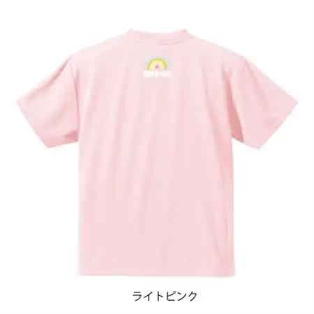 JTTA公認　卓球ユニフォーム【男女兼用(ドライ):Sサイズ】ネバーバックダウンB　ライトピンク【1658454】