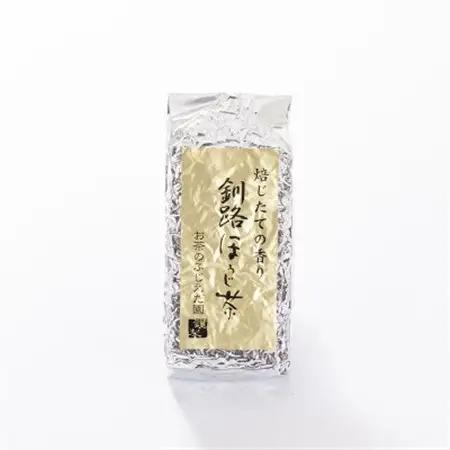 【お茶のふじえだ園】低温古式二回焙煎 釧路ほうじ茶(100g)×12個_北海道 釧路町 ほうじ茶 茶 北海道 釧路町 釧路超 特産品_【1565638】