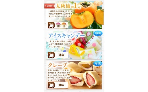 【 定期便 6回 】 プチっと 堪能 ！家庭用 フルーツ定期便 | 果物 フルーツ 高評価 いちご みかん 不知火 スイカ ぶどう 梨 柿 アイス クレープ 2回 ～ 12回 1年 お試し 旬 採れたて 熊本県 玉名市