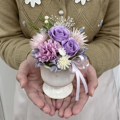 ふるさと納税 春日部市 プリザーブドフラワーアレンジ【リル/ラベンダー】春日部市 シュガーパイン |  | 02