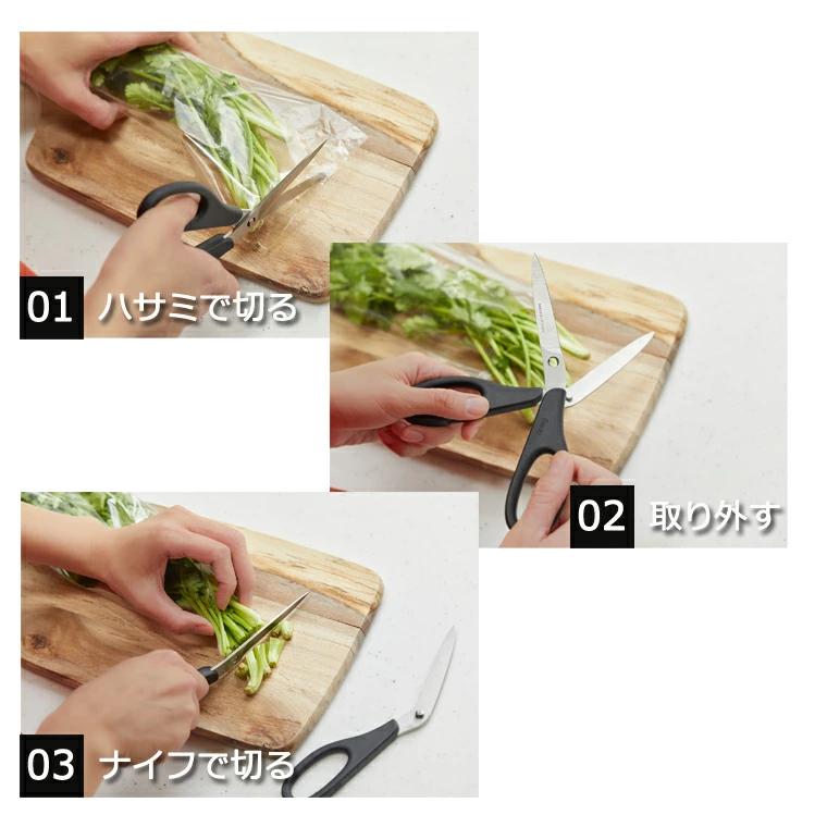 remy ナイフなハサミ（料理家　平野レミ・和田明日香監修）_イメージ3