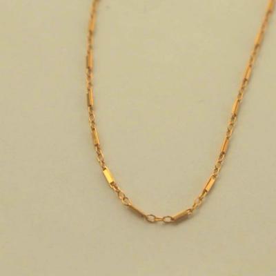 ふるさと納税 渋谷区 [Cherieオリジナルネックレス]plano necklace / 14kgf(37cm) |  | 01