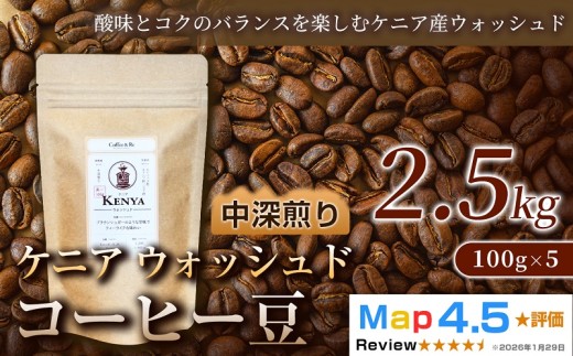 ケニア （100g×5袋）×5セット