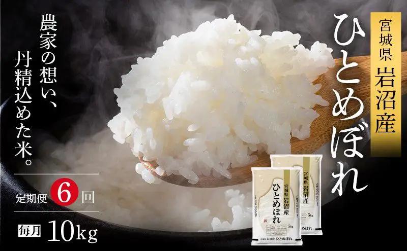 【令和8年産 】 食味鑑定士厳選 新米 ひとめぼれ 10kg 6か月 定期便 コメ