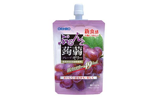 【3ヶ月定期便】オリヒロ ぷるんと蒟蒻ゼリースタンディング 3種セット計48個×3回
