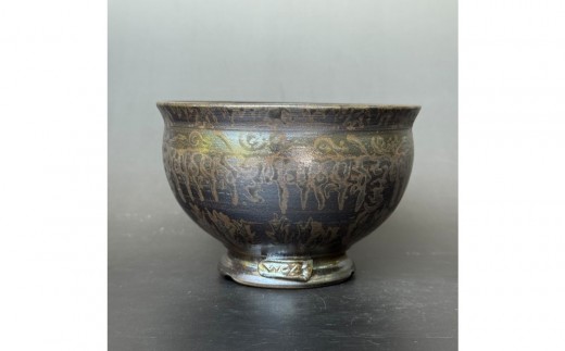 
            益子焼 黒銀Plant pot(植木鉢)、アガベ、コーデックス用作家鉢 | 栃木県 伝統工芸品 美術品 1点限定品 一点物 陶器 陶芸 作家
          