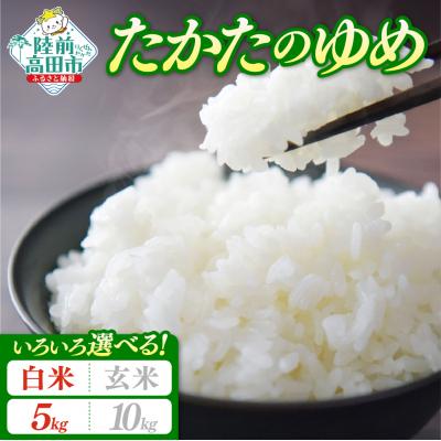 ふるさと納税 陸前高田市 先行受付 令和8年産 白米 5kg 品種:たかたのゆめ 陸前高田市ブランド米 米 新米 お弁当