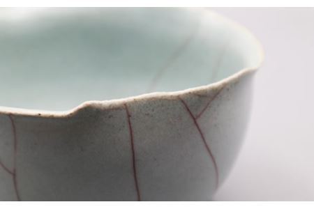 茶碗（青瓷）明石大（あかし ひろき）作【埼玉県 久喜市 特産 陶芸 陶器 焼き物 器 うつわ お椀 茶碗】