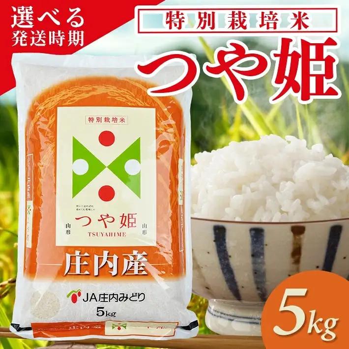 令和9年3月下旬お届け 庄内産特別栽培 つや姫 5kg 令和8年産米 山形県庄内産 ご希望の時期頃にお届け 東北 山形県 遊佐町 庄内地方 米 お米 精米 白米 農協 JA [1658R08M03c]