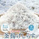 【ふるさと納税】 鮮度抜群 海の玄米 子供用 釜揚げシラス 1kg~2kg 小分け 個包装 大容量 ふるさと納税 しらす 惣菜 しらす ご飯のお供 米 晩ごはん しらす 弁当 便利 ふるさと納税しらす 魚 冷凍 高知県 須崎市 限度額 （クラウドファンディング対象）