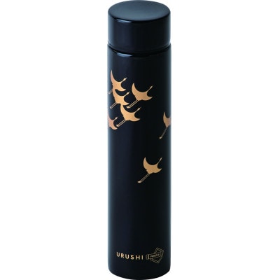 本漆だけの特別な質感のステンレスボトル【URUSHIPOKETLE180ml 飛鶴 漆黒】【1454013】