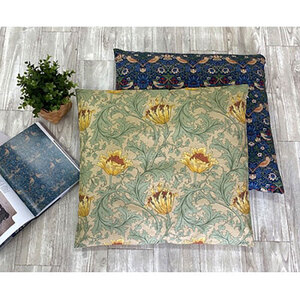 座布団カバー 55×59 アネモネ グリーン 座布団 カバー ベストオブモリス ウィリアム モリス 生地 55 59 綿100% 綿100 綿 インテリア MR-5559-A 大阪 大阪府 岸和田市