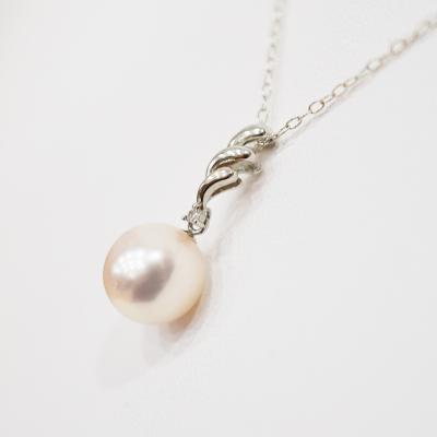 ふるさと納税 天草市 真珠 ネックレス ダイヤ 0.01ct 8-8.5mm ホワイトピンク K18WG_S101-467 |  | 01