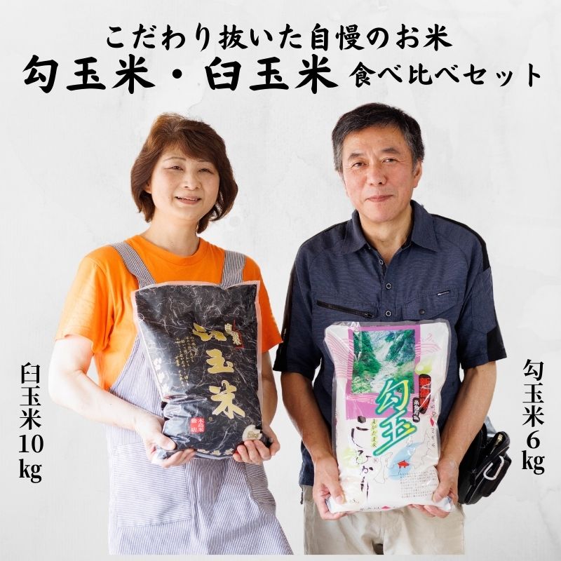 【ふるさと納税】 勾玉米6kg(3kg×2袋) ・臼玉米10kg(5kg×2袋) セット 計16kg《令和7年産》【令和8年1月以降出荷予定】 食べ比べセット コシヒカリ6kg こしいぶき10kg 新潟米 糸魚川 白米 おすすめ 人気 2025年 米3kg 米5kg こしひかり こしいぶき