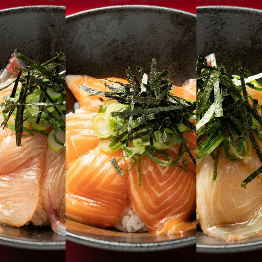 【ふるさと納税】【生で届く】瀬戸内広島の魚屋が仕込む漬け丼3種×1セット480g