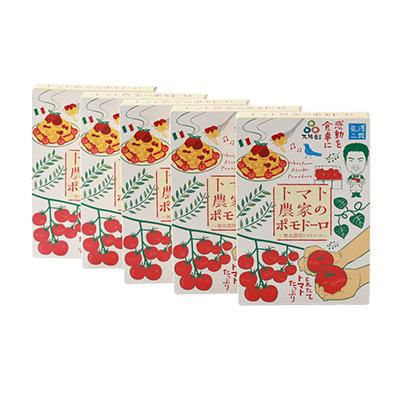 ふるさと納税 富田林市 【富田林産】トマト農家のポモドーロ5箱 無水濃厚トマトソース　備蓄・保存食にも便利です! |  | 01