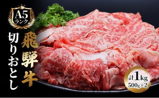 
飛騨牛 牛肉 切り落とし 500g×2 計1kg 和牛
