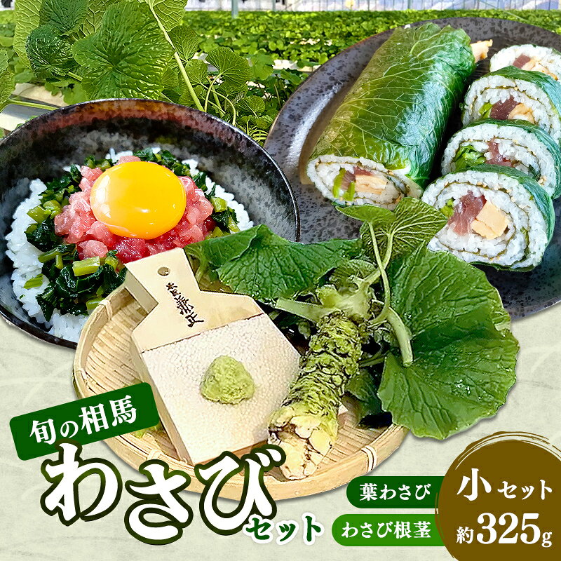 【ふるさと納税】旬の相馬 相馬わさび 小セット 約325g 薬味 野菜 食品 FAI-0039