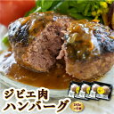 【ふるさと納税】【ジビエ】肉汁溢れるジビエ肉ハンバーグ 180g×6個