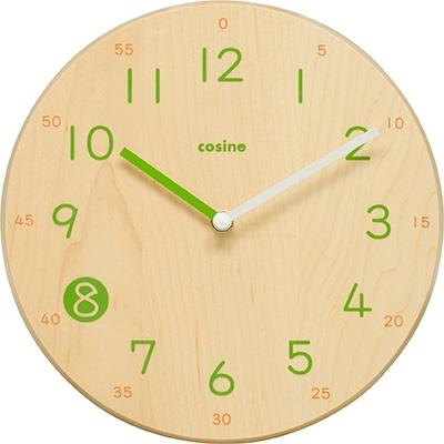 ふるさと納税 旭川市 旭川家具　cosine　子ども時計_00329