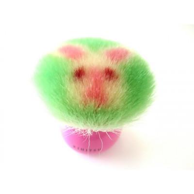 ふるさと納税 熊野町 熊野筆　喜筆　うさぎさんパウダーブラシ【みどり】 |  | 02