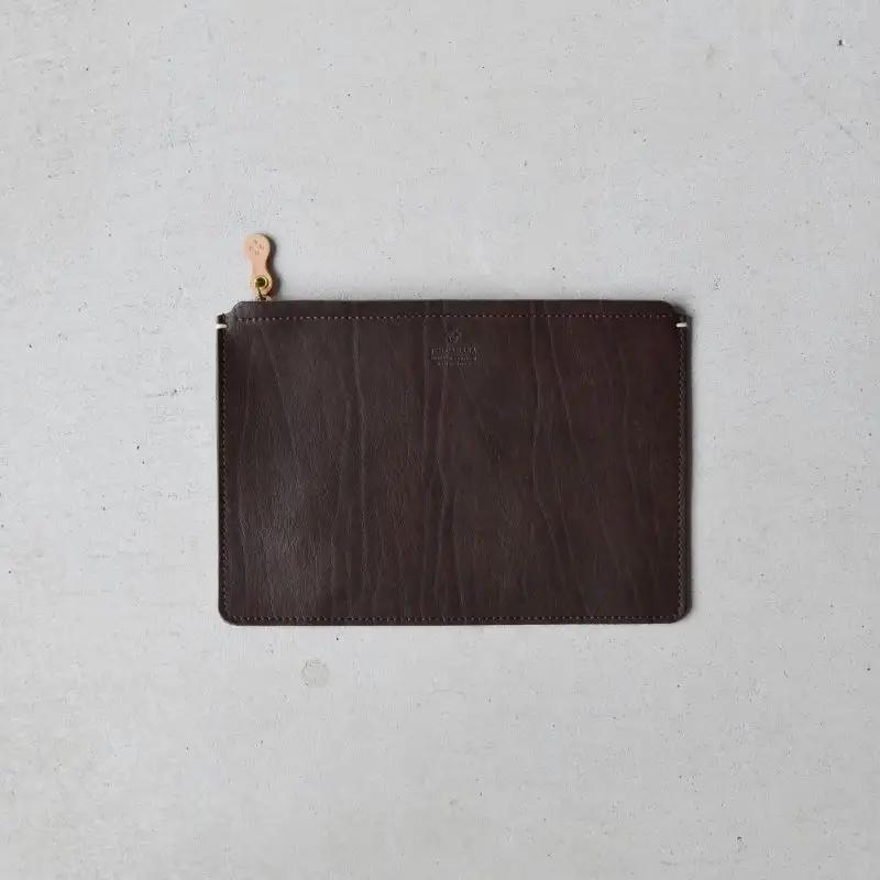 Teha’amana Square pouch L テハマナ スクエアポーチ L ベーシック キャメル