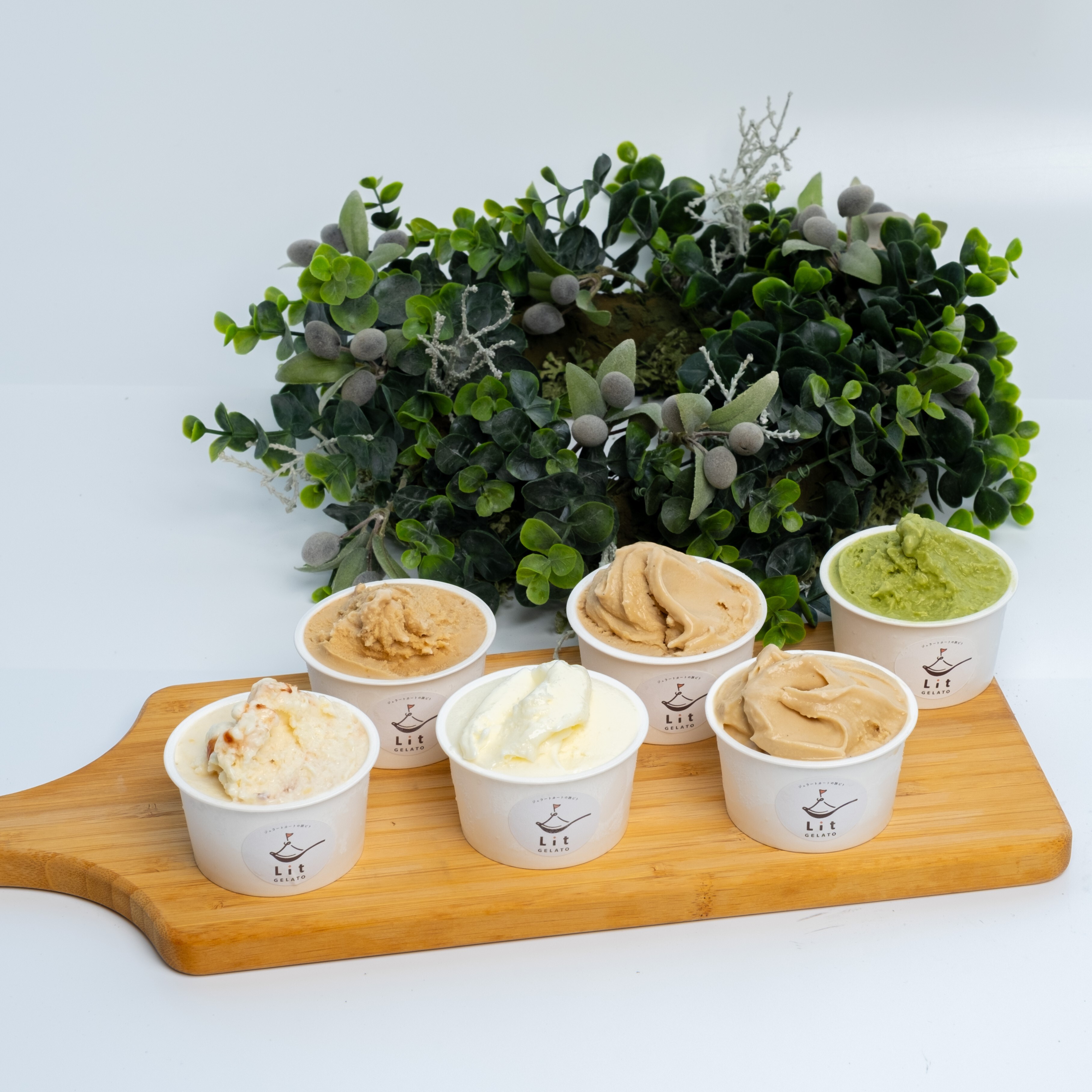 個性あふれるフレーバー Lit GELATO 手作りジェラート 6個セット アイスクリーム