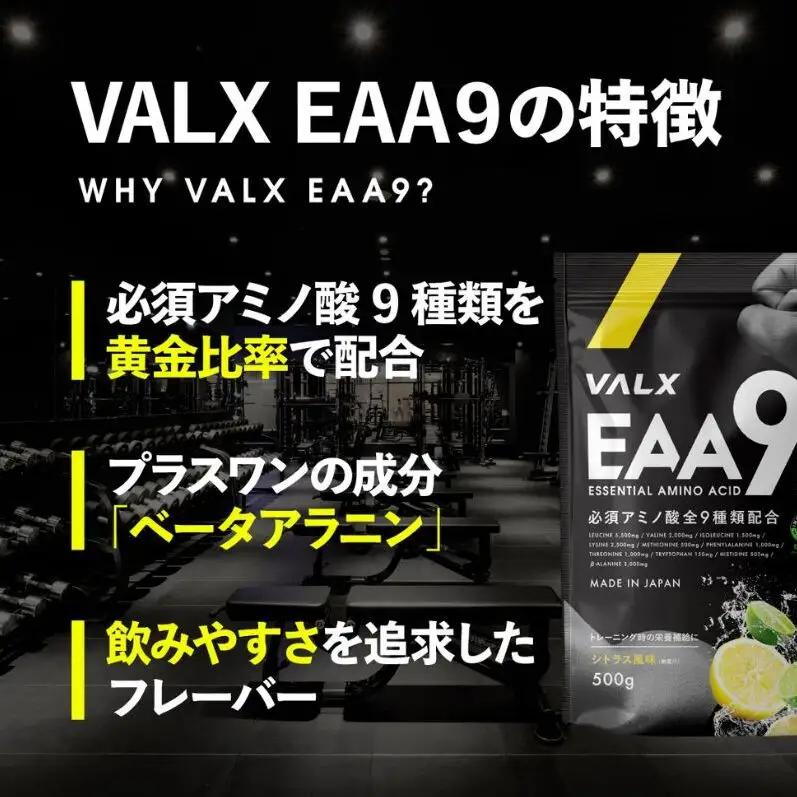 筋トレ VALX EAA9 500g サプリ パウダータイプ ライチ風味