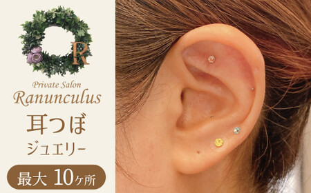 耳つぼ体験 60分 利用券【１名様分】リラクゼーション  健康 マッサージ 癒しプライベートサロン チケット　H178-014