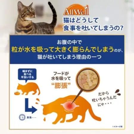 ユニ・チャーム AllWell 室内猫用 キャットフード フィッシュ味 1.6kg×2袋【1751710】