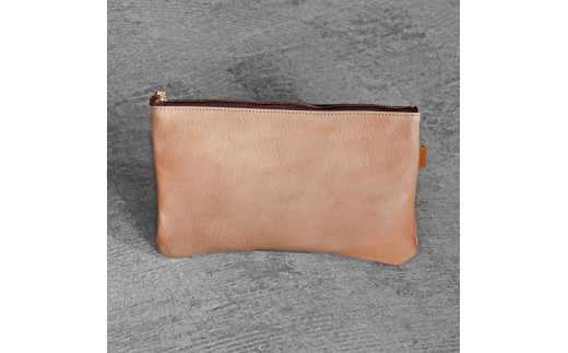 栃木レザー使用｜ソフトな手触り 本革 2way ボディーバッグ｜Body bag｜タン｜minca（全4色）