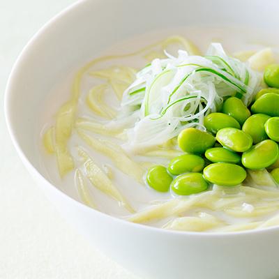 ふるさと納税 大館市 朝採れ枝豆と減農薬米でつくった「えだまめん(米麺)」 |  | 01
