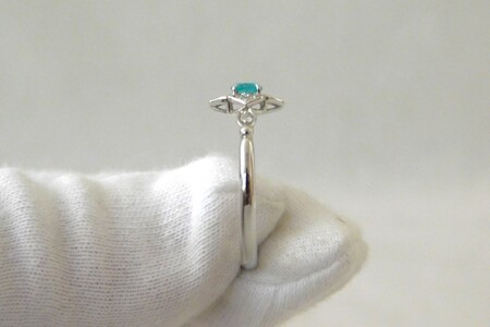 【ふるなび限定】【一点もの】Pt900　ブラジル産パライバトルマリン（0.12ct）ダイヤモンドリング　K56　K06119-H　FN-Limited-SP
