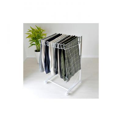 ふるさと納税 新潟市 高さ伸縮スラックスハンガー12本掛 (ホワイト) スイング式 [54071135] |  | 01