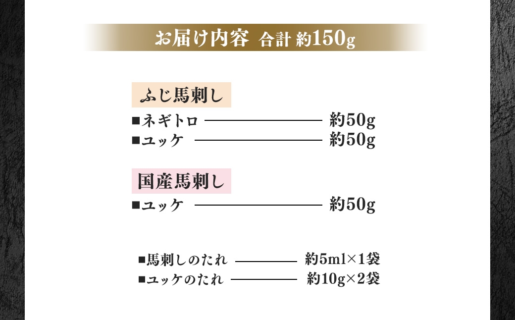 馬刺しユッケ2種とネギトロ食べ比べ
