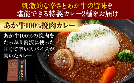 あか牛カレー詰め合わせセット 2種類×各2食 合計4食 あか牛カレー あか牛100％ 食べ比べ セット 牛肉 熊本県 送料無料《30日以内に出荷予定(土日祝除く)》