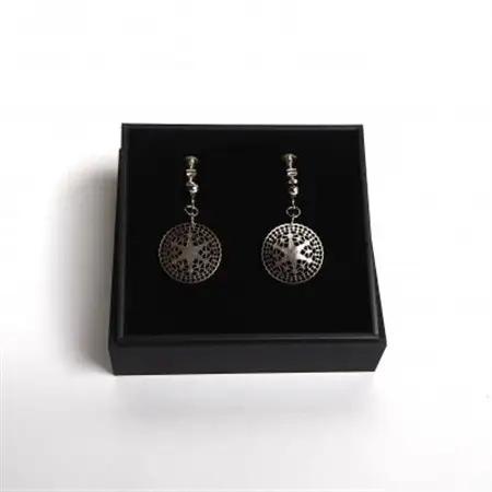 黒蝶貝「ベツレヘムパール風」イヤリング_装飾品・工芸品 ピアス・イヤリング アクセサリー _【1231823】