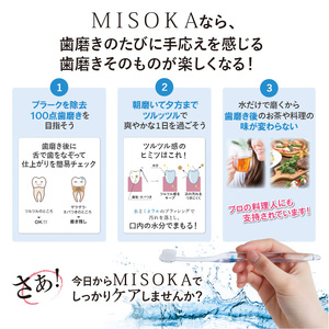 【m06-28】＜メール便・簡易包装＞お試し！MISOKA 基本の歯ブラシ(3色・計3本)【株式会社夢職人】