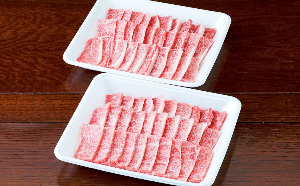 くまもと黒毛和牛 焼き肉用カルビ 約600g（約300g×2パック）