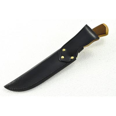 ふるさと納税 南国市 土佐鍛 ダマスカス山遊鉈【山桜チェッカー柄/皮ケース(黒)】 |  | 03