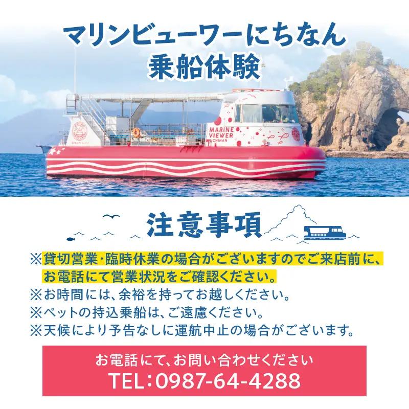 マリンビューワーにちなん 乗船券 (大人券) チケット_A101-25