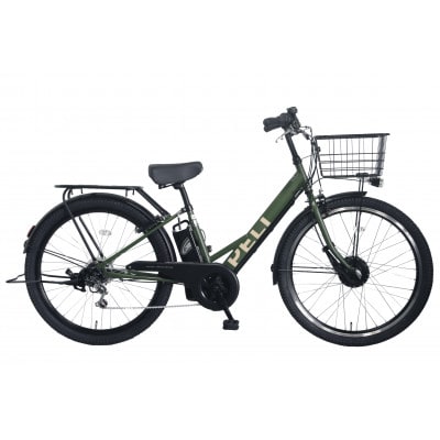 【100%完成車納品】 PELTECH　27.5　V型電動アシスト自転車外装6段 TDA−728L【配送不可地域：離島・沖縄県・東北・関東・信越、北陸・近畿・中国・九州】【1626786】