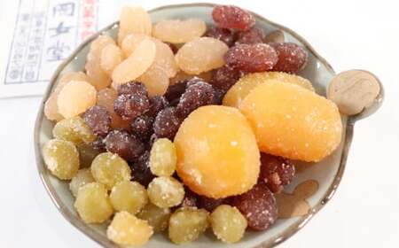 岐阜老舗岡女堂の栗入り甘納豆 約1ｋｇ小判型（大納言 斗六 青えんど 金時 栗）計5種類入り 和菓子 伝統の味 お土産 プレゼント おかし 人気 岐阜市/合資会社　岐阜岡女堂[ANCO001]